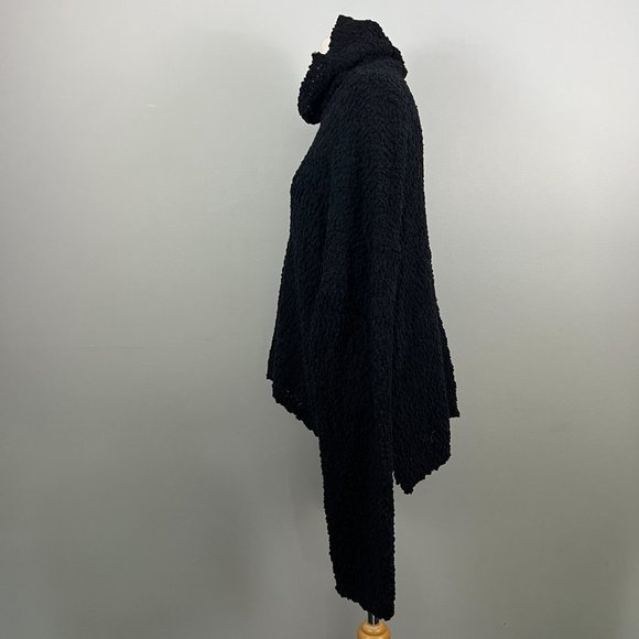 NWT BOBEAU Black Teddy Bear Turtle Neck Sweater (XL) - Picture 3 of 7